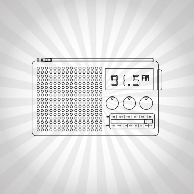 müzikal ses simgesi tasarım