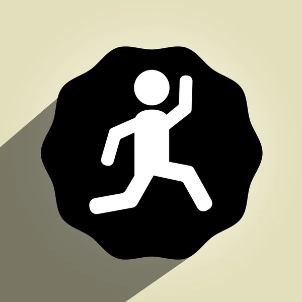 Runner Avatar Design — Stockvektor