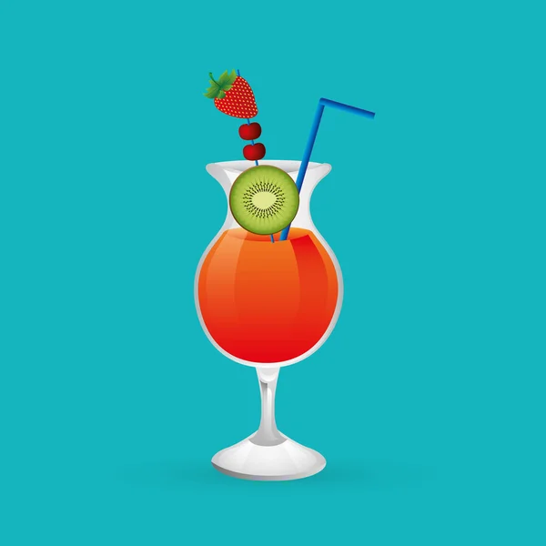 Conception de menu de boissons — Image vectorielle