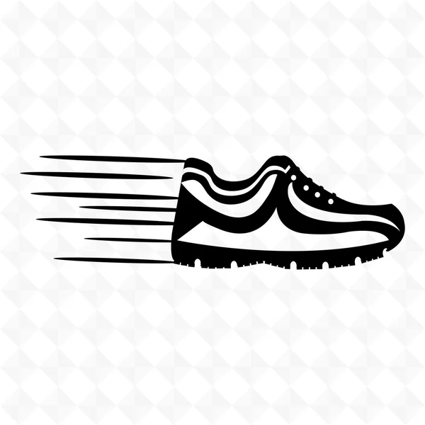 Loopschoenen ontwerp — Stockvector