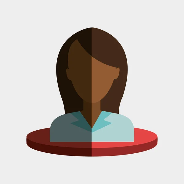 Personalitate avatar design — Vector de stoc