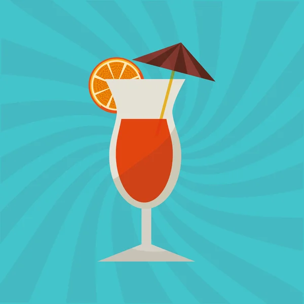 Diseño del menú de bebidas — Vector de stock