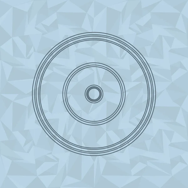 Musical sound icon design — Stock Vector