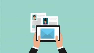 E-posta simgesi tasarım, Video animasyon