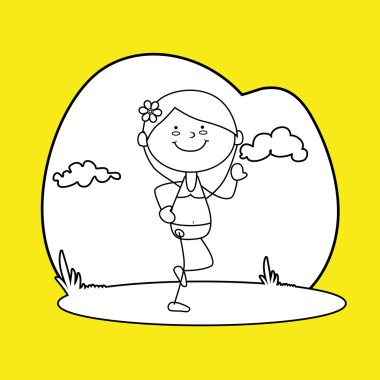 Mutlu çocuk tasarımı 