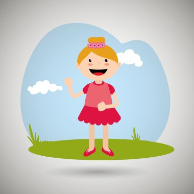 Mutlu çocuk tasarımı 