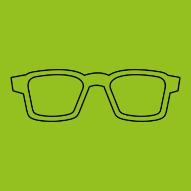 gözlük simgesi tasarım 