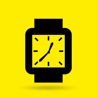 Saat simgesi tasarım 