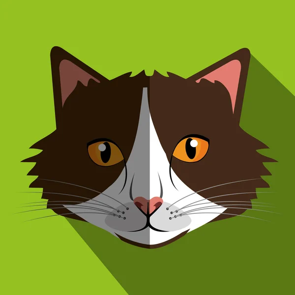 Design mignon chat — Image vectorielle