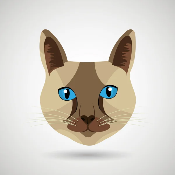 Kucing lucu desain - Stok Vektor