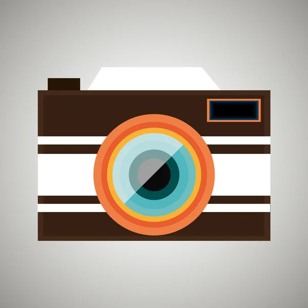 Design de caméra rétro — Image vectorielle