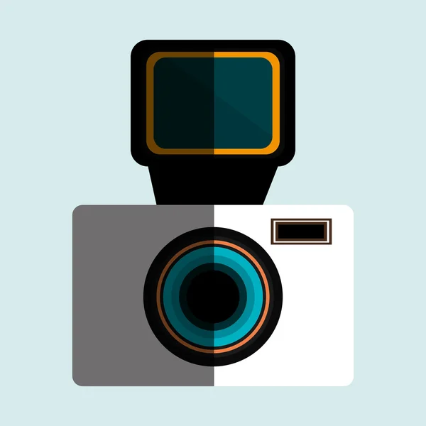 Design de caméra rétro — Image vectorielle