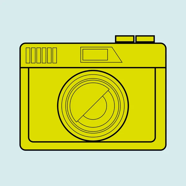 Retro camera design — Stock Vector