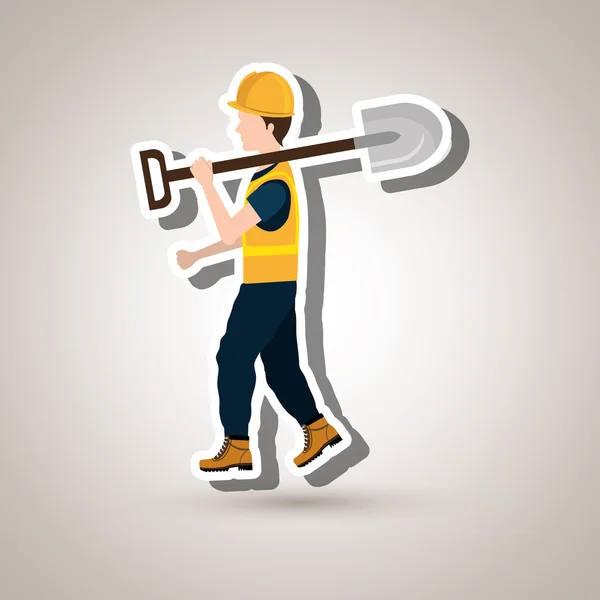 Diseño de construcción profesional — Vector de stock