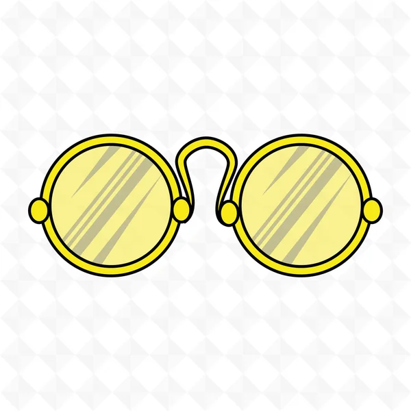 Design von Brillen-Ikonen — Stockvektor