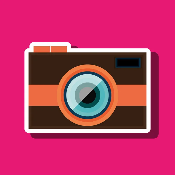 Retro camera design — Stockový vektor