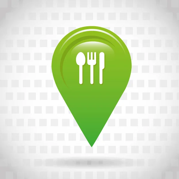 Icone de service gps design — Image vectorielle