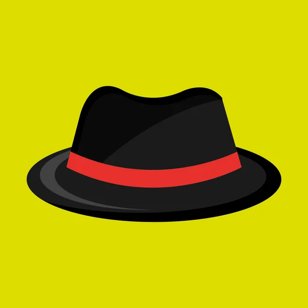 Sombrero icono de diseño — Vector de stock