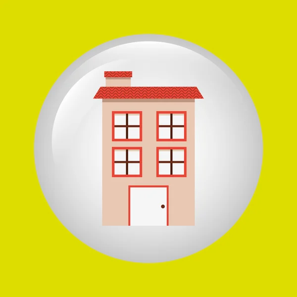 Residential icon design — Stock Vector