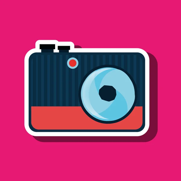 Retro camera design — Stock Vector