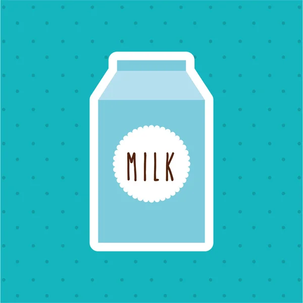Diseño de productos lácteos — Vector de stock