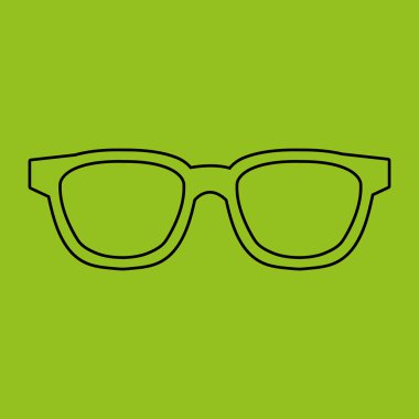 gözlük simgesi tasarım 
