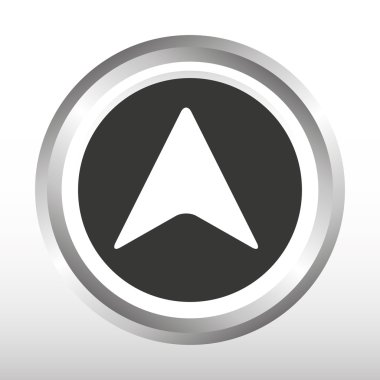 GPS hizmeti simgesi tasarım 