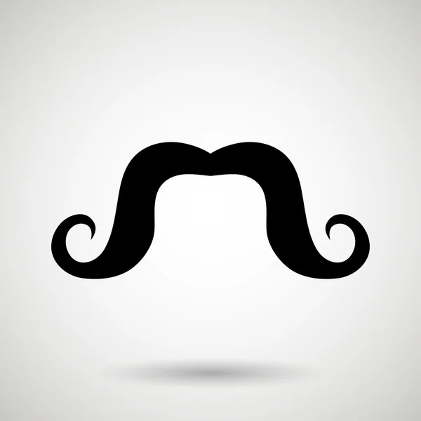 Diseño de icono de bigote — Vector de stock