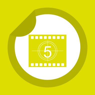 filme eğlence simgesi tasarım