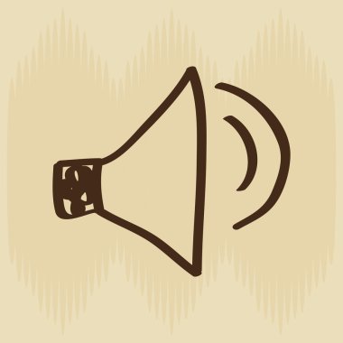 Hoparlör simgesi tasarım