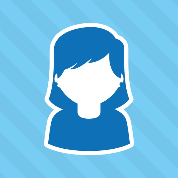 Personne avatar design — Image vectorielle