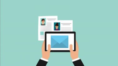 E-posta simgesi tasarım, Video animasyon