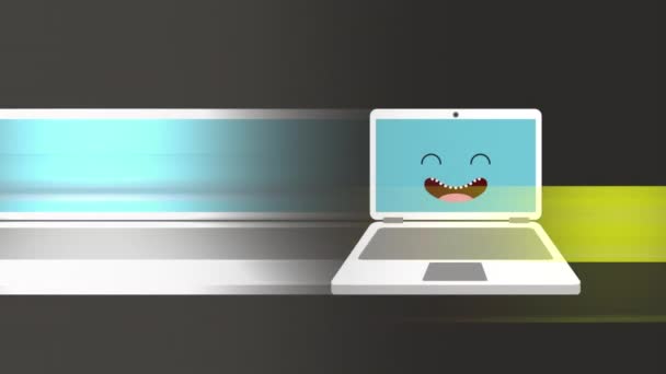 Desenho de computador animado, Animação de vídeo — Vídeo de Stock