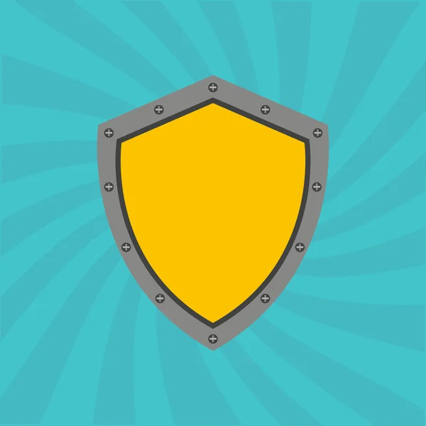 Дизайн значка безопасности — стоковый вектор