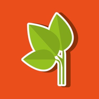 Yaprak simgesi tasarım