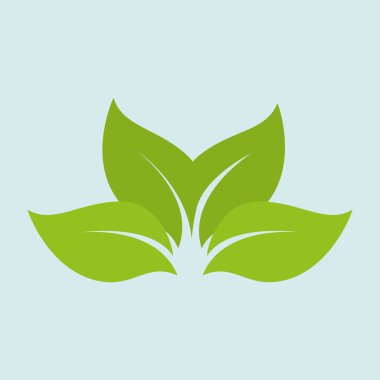 Yaprak simgesi tasarım