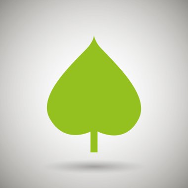 Yaprak simgesi tasarım