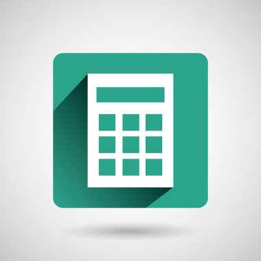 Hesap makinesi simge tasarım