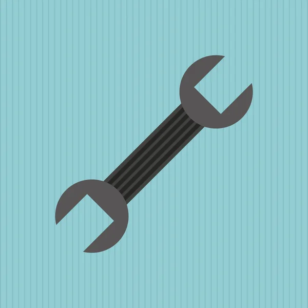 Wrench icon design — Stock Vector