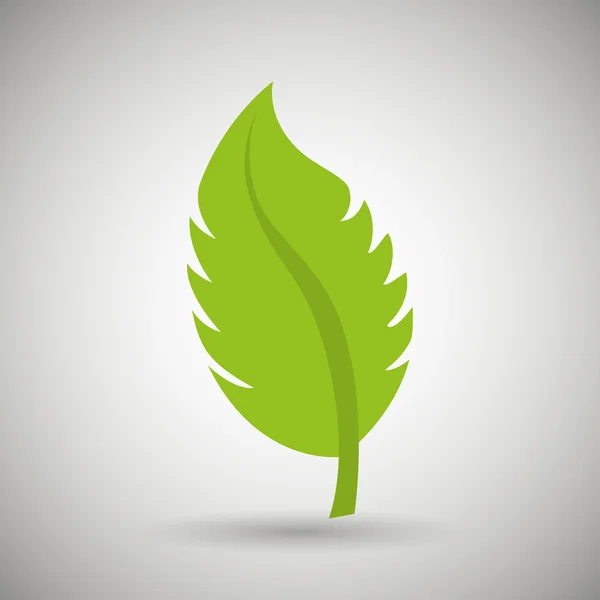 Diseño del icono de la hoja — Vector de stock