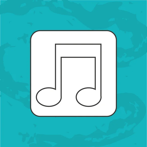 Design de arquivo de música —  Vetores de Stock