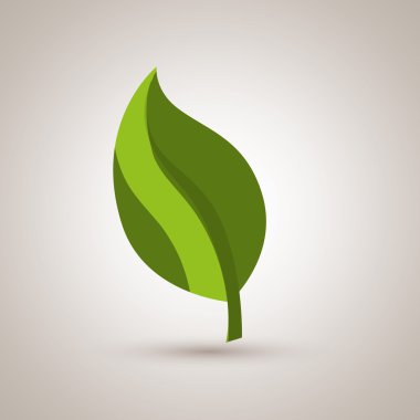 Yaprak simgesi tasarım