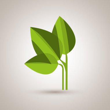 Yaprak simgesi tasarım