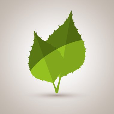 Yaprak simgesi tasarım
