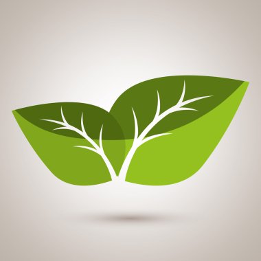 Yaprak simgesi tasarım