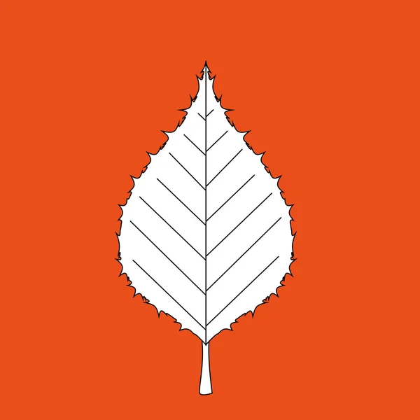 Diseño del icono de la hoja — Vector de stock