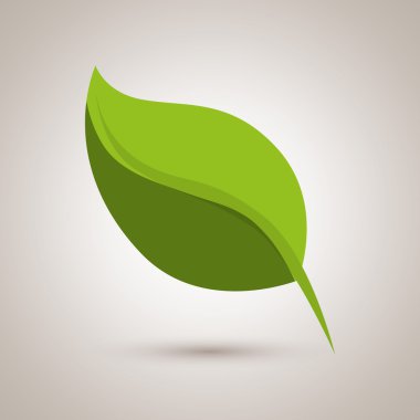 Yaprak simgesi tasarım