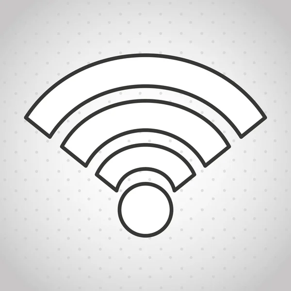 Wifi connection design — Stock Vector
