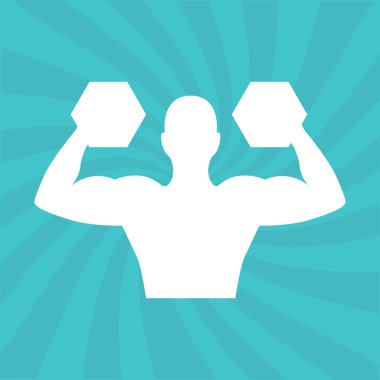 spor salonu spor simgesi tasarım