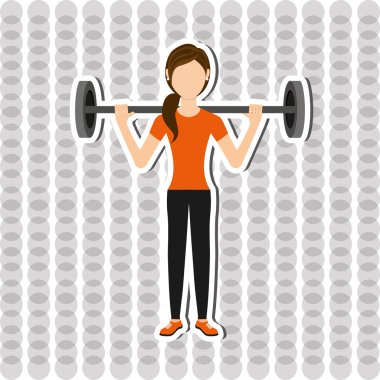 spor salonu spor simgesi tasarım